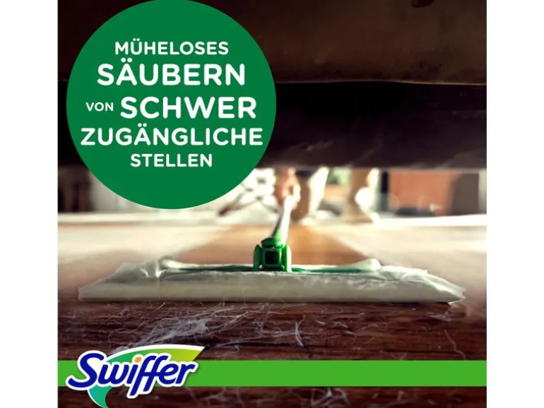 Swiffer Wischmopp Starter-Set 12-teilig, Grün