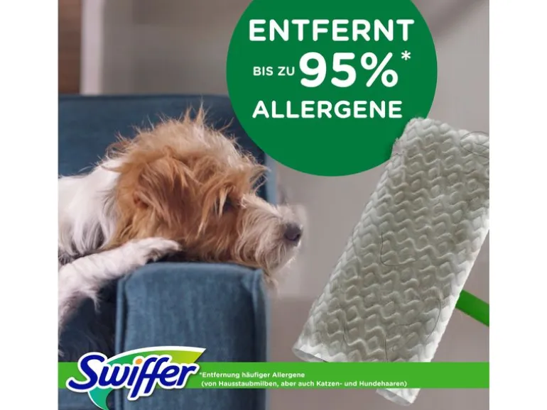 Swiffer Wischmopp Starter-Set 12-teilig, Grün