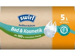 Swirl Müllbeutel Bad & Kosmetik 5 l, 40 Stück