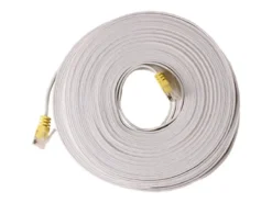 Swisscom Patchkabel RJ-45 - RJ-45 Cat 6A, UTP, 25 m, Weiss, Weiss