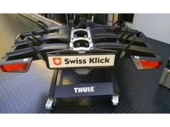 Swiss Klick Kennzeichenhalterset Langformat Chrom Matt