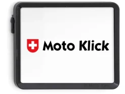 Swiss Klick Kennzeichenhalter Motorrad Schwarz