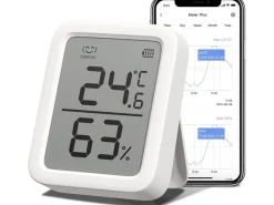 SwitchBot Smartes Innen-Thermometer, Weiss, Bluetooth