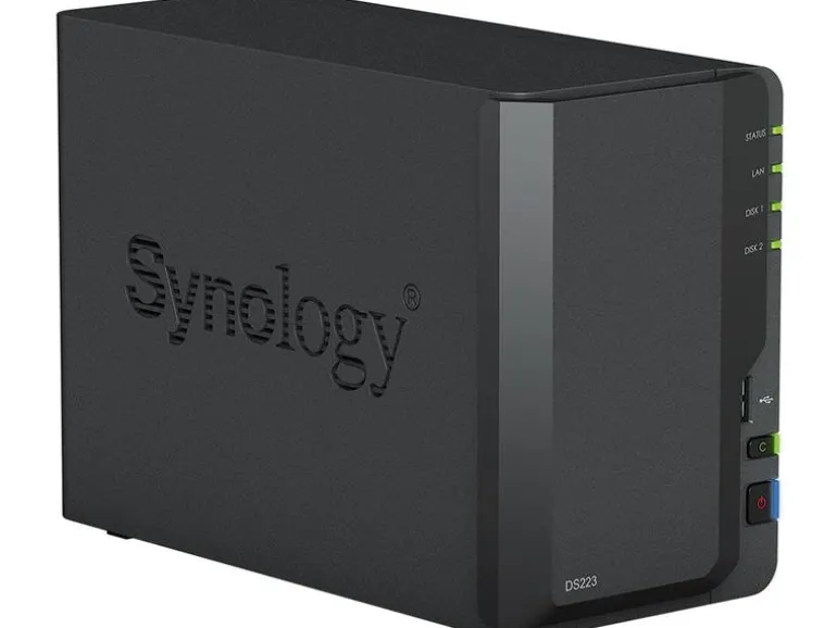 Synology NAS DiskStation DS223, 2-bay WD Red Plus 12 TB