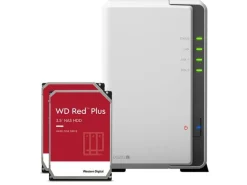 Synology NAS DS223j 2-bay WD Red Plus 4 TB