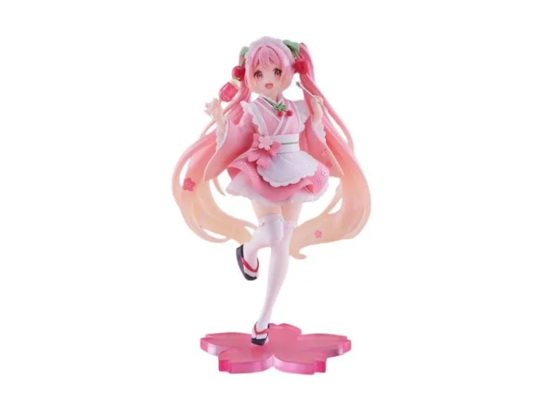 Taito Hatsune Miku Newley Sakura Miku Japanese Cafe Reissue