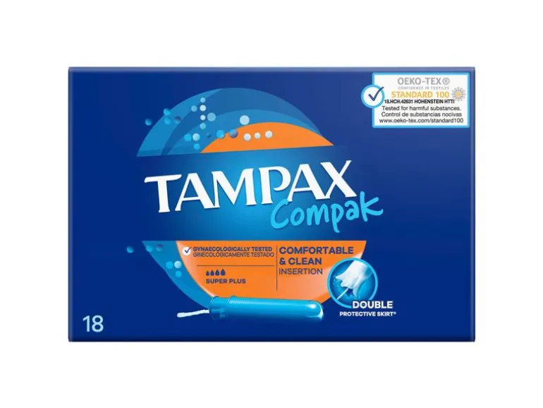 Tampax Tampons Compak Super Plus 18 Stück