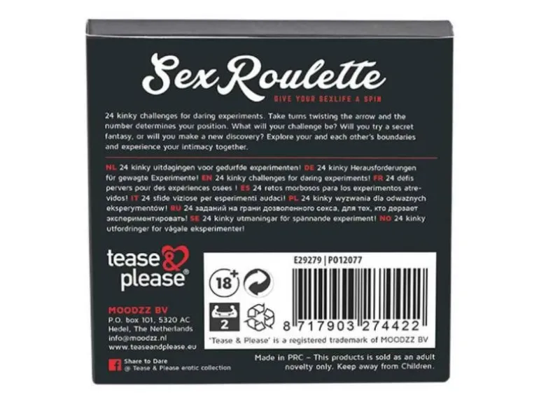 Tease & Please Sex Roulette Kinky