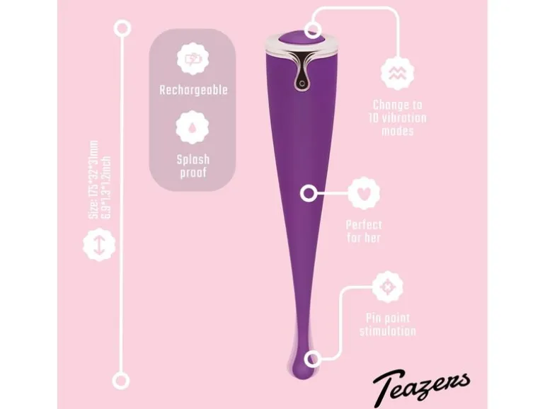 Teazers Pointer Vibe Klitoris Vibrator Lila Lila