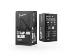 Teazers Silikon StrapOn Set Schwarz Schwarz