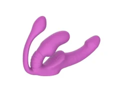Teazers Strapless StrapOn mit Analplug Pink Rosa