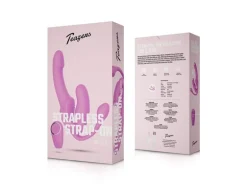 Teazers Strapless StrapOn mit Analplug Pink Rosa