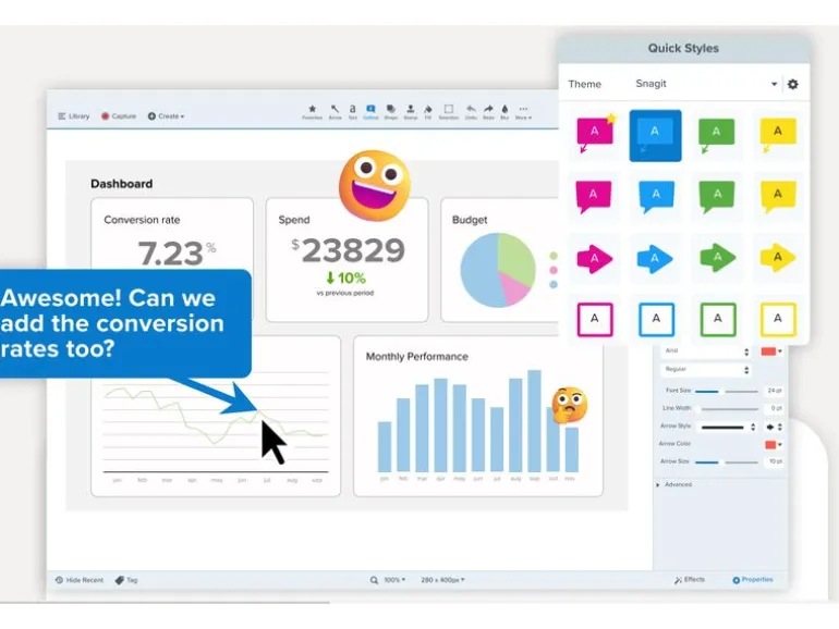 TechSmith Camtasia Snagit Business License, 1-9 User, 1 Jahr
