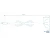 Teltonika Strom Kabel 4-Pin Microfit mit 4-Way Terminal Block, 1.5m