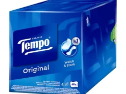 Tempo Taschentücher-Box Original Würfelbox 4-lagig 60 Stück