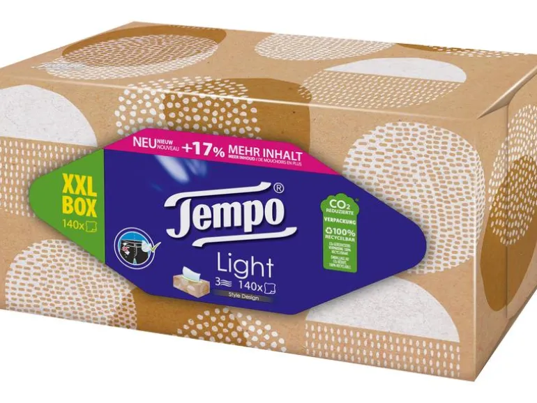 Tempo Taschentücher-Box Tempo Everyday Leicht & Soft 140 Stück