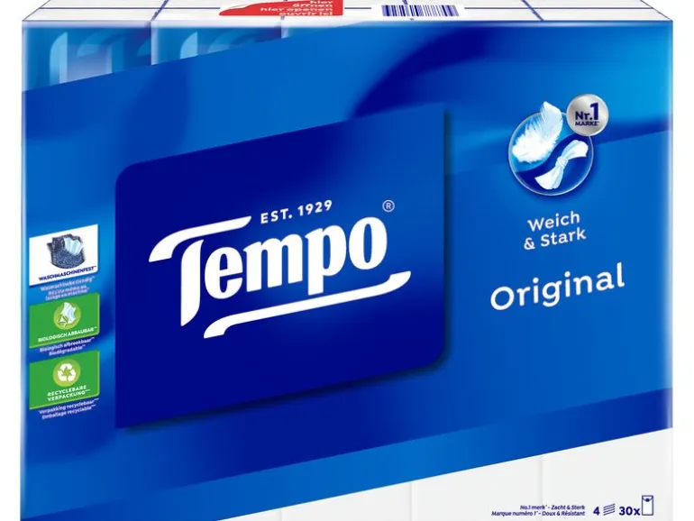 Tempo Taschentücher Classic 4-lagig 30 x 10 Stück