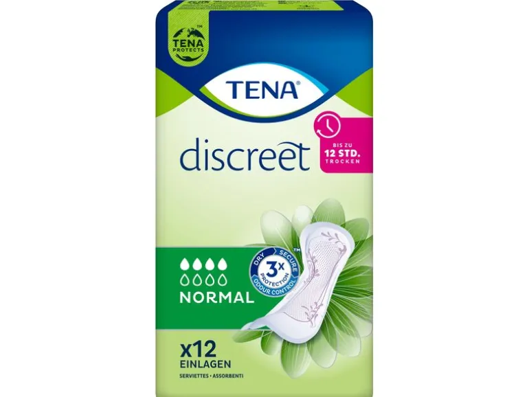 Tena Inkontinenz Einlagen Discreet Normal 12 Stück