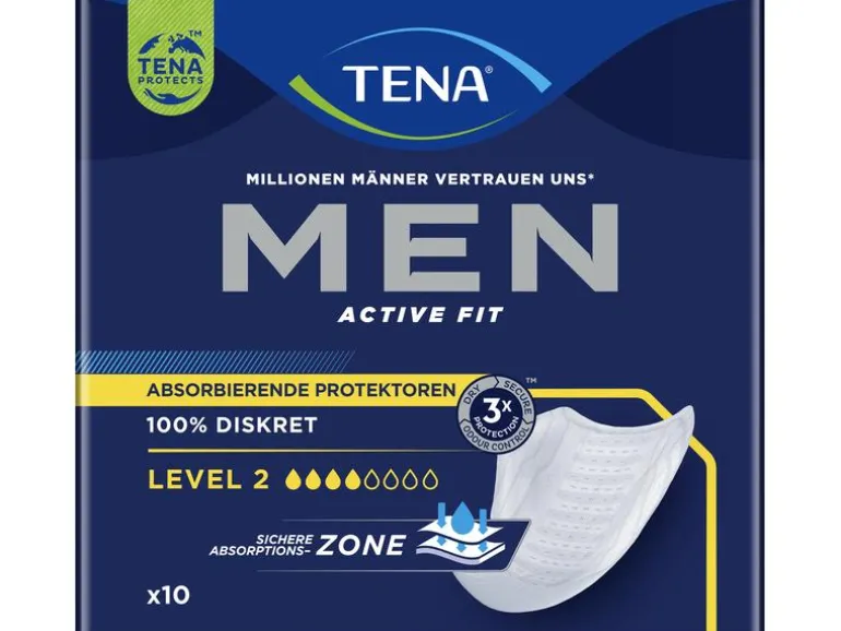 Tena Inkontinenz Einlagen Men Active Fit Level 2 10 Stück