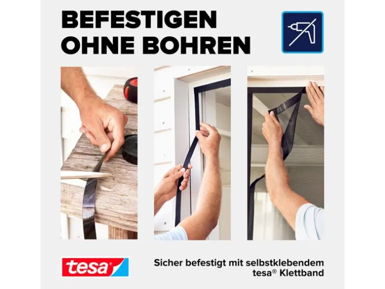 tesa Insektenschutz Magnetvorhang 0.9 x 2.1m, selbstschliessend