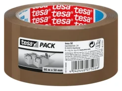 tesa Klebeband tesapack Standard 4024 50 mm x 66 m, Braun