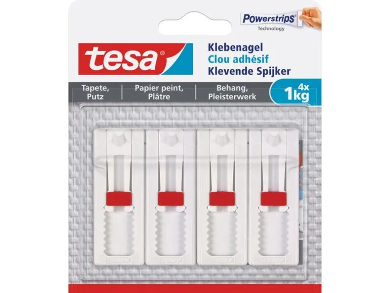 tesa Klebenagel für Tapete & Putz 1 kg, Weiss