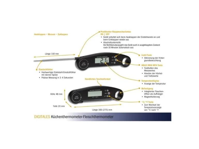 TFA Dostmann Einstichthermometer Digital