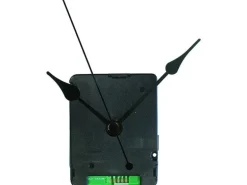 TFA Dostmann Funkuhrwerk mit Uhrzeigerset 7.1 x 5.5 cm, Schwarz