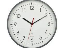 TFA Dostmann Funk-Wanduhr Funk-Wanduhr Grau