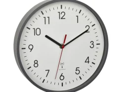 TFA Dostmann Funk-Wanduhr Funk-Wanduhr Grau