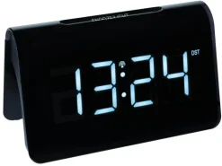 TFA Dostmann Funkwecker Icon Schwarz, Weiss