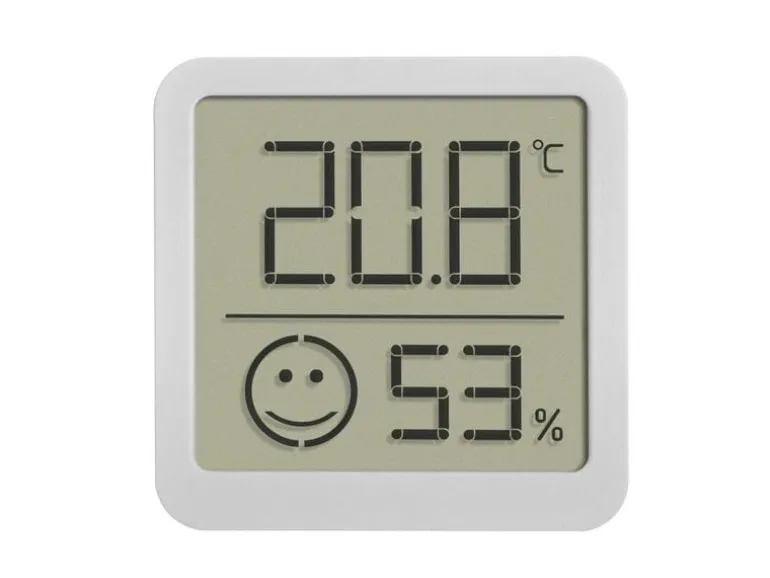 TFA Dostmann Thermo-/Hygrometer Digital, Weiss, 4er Set