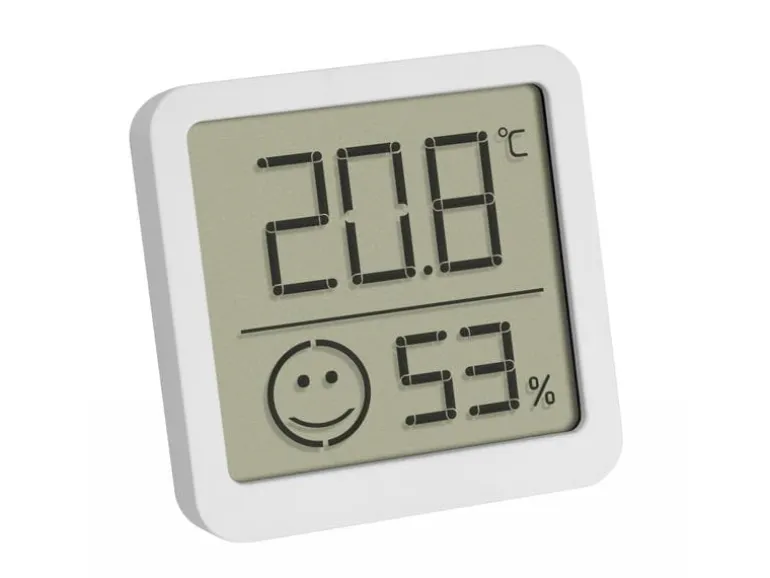 TFA Dostmann Thermo-/Hygrometer Digital, Weiss