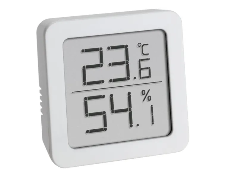 TFA Dostmann Thermo-/Hygrometer Digital, Weiss