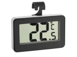 TFA Dostmann Thermometer Digital, Schwarz