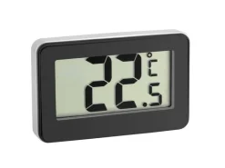 TFA Dostmann Thermometer Digital, Schwarz