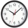 TFA Dostmann Wanduhr Ø 30 cm Ø 30 cm, Schwarz/Weiss
