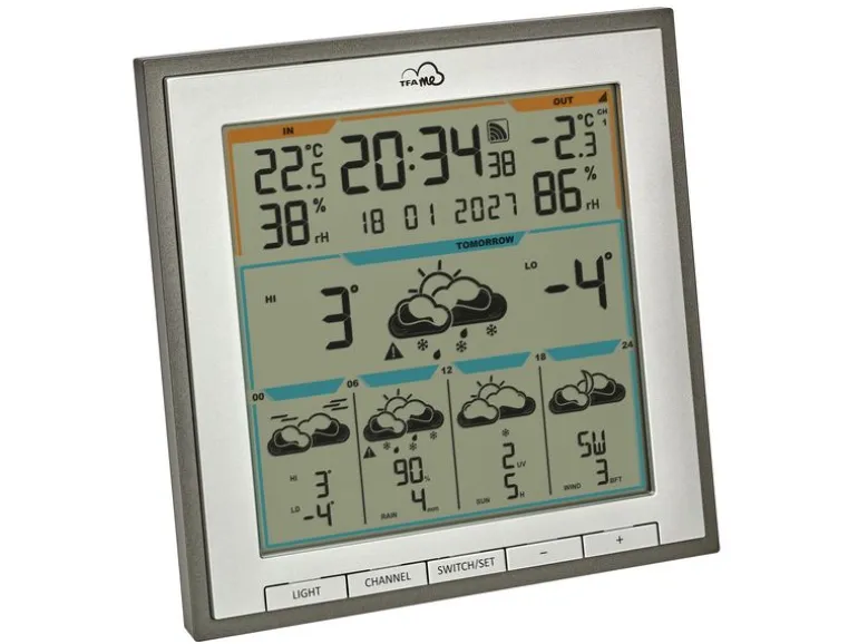 TFA Dostmann Wetterstation WLAN Anthrazit