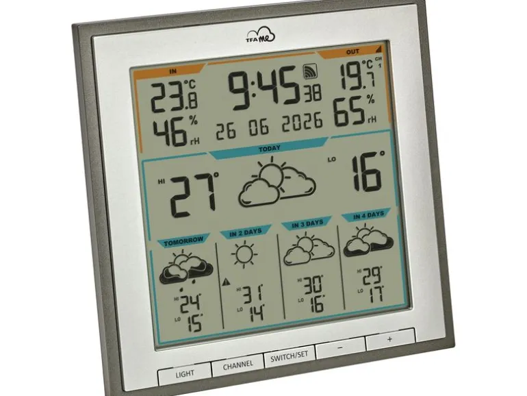 TFA Dostmann Wetterstation WLAN Anthrazit