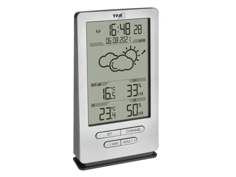 TFA Dostmann Wetterstation Xena, Silber