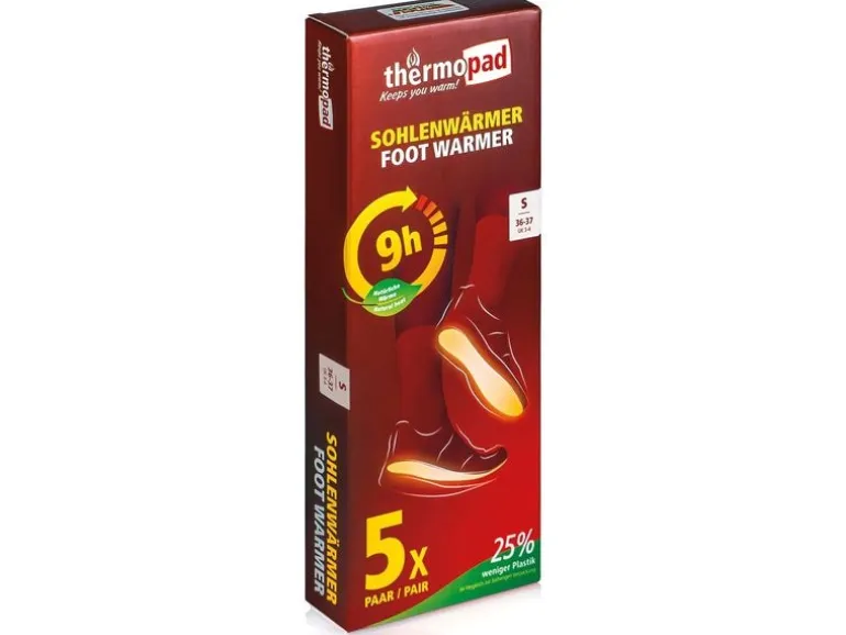 Thermopad multi Wärmepad Sohlenwärmer S Gr. 36 - 37, 5er Pack
