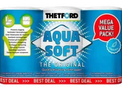 Thetford Toilettenpapier Aqua Soft, 6er-Pack