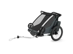 Thule Veloanhänger Chariot Cross 2 G2 Double, Dark Slate