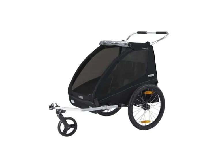 Thule Veloanhänger Coaster XT Zweisitzer, Schwarz