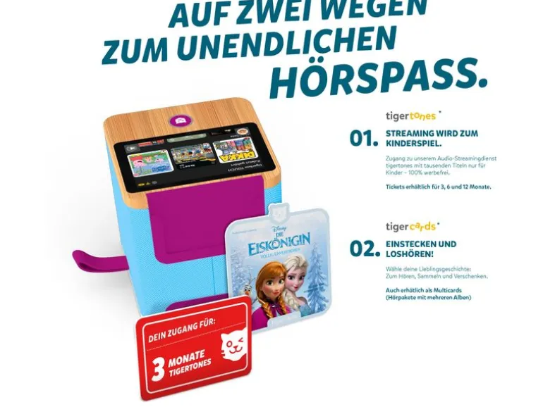 Tigermedia Tigerbox Touch Plus Swiss Edition Hellblau
