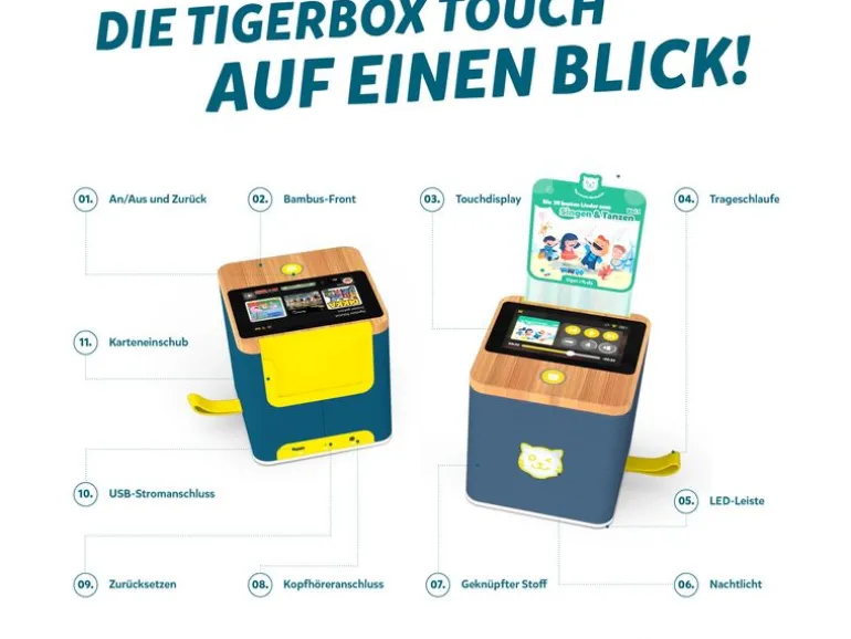 Tigermedia Tigerbox Touch Plus Swiss Edition Grünblau