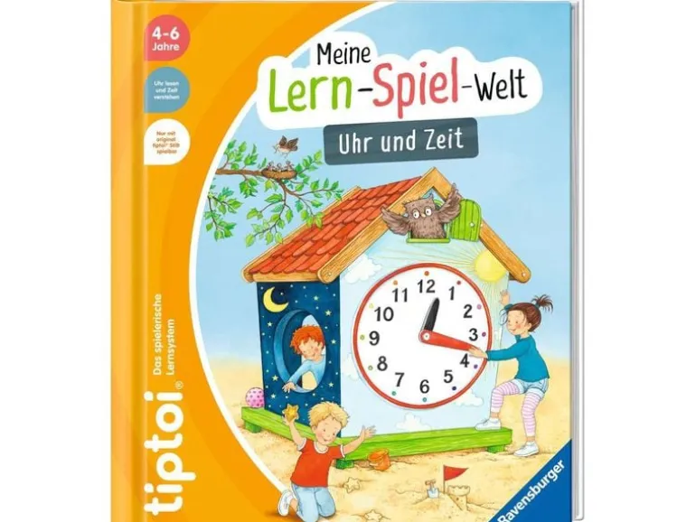 tiptoi Lernbuch Meine Lern-Spiel-Welt: Uhr und Zeit
