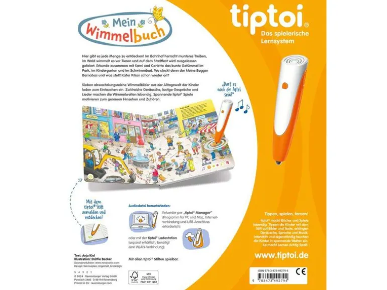 tiptoi Lernbuch Mein Wimmelbuch