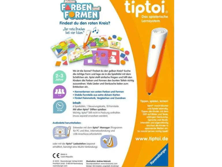 tiptoi Spiel Meine Farben und Formen