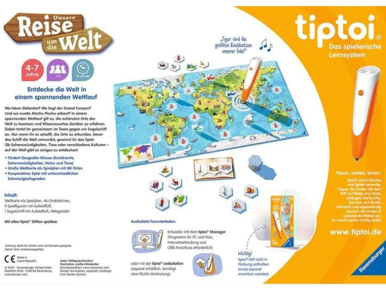 tiptoi Spiel Unsere Reise um die Welt